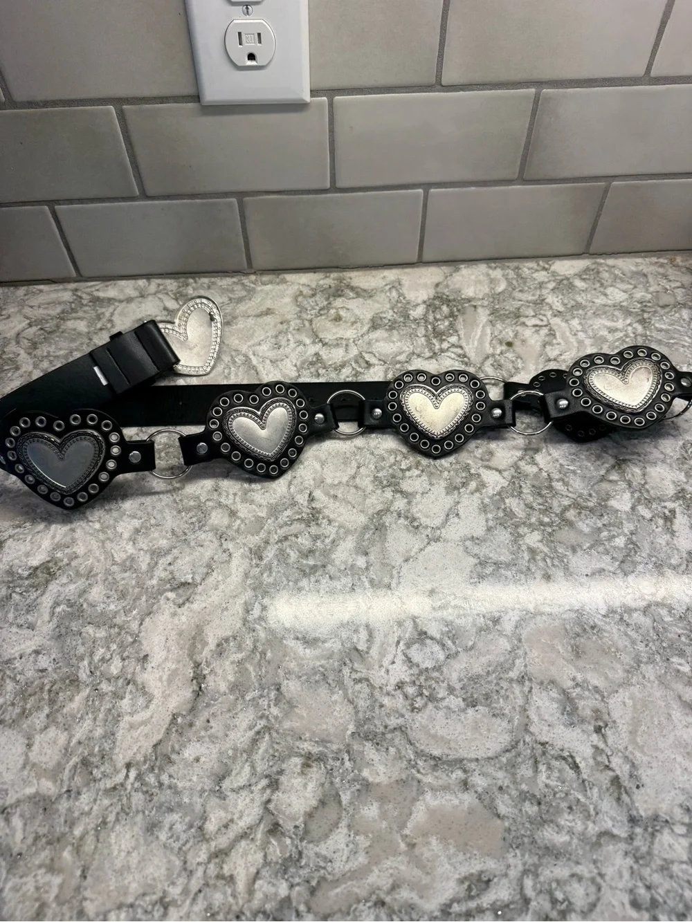 True Religion Woman M Heart Belt